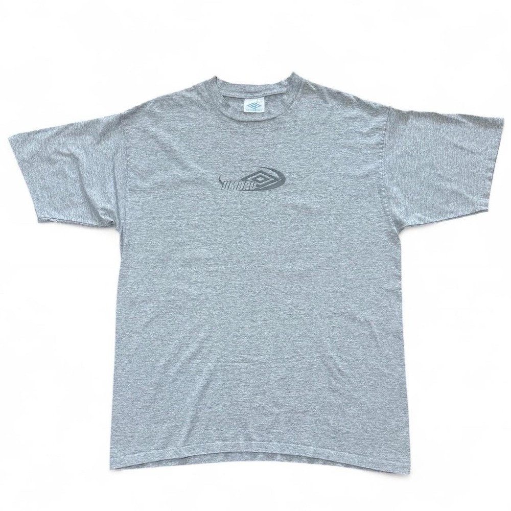 Vintage 90s Puff Print UMBRO Spellout Logo Retro T-shirt XL